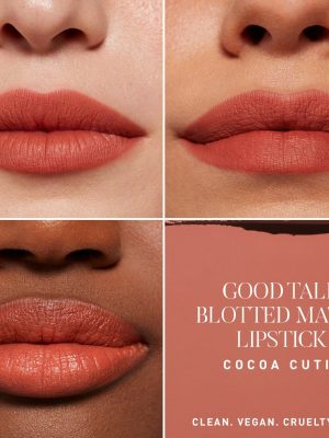 Good Talk Blotted Matte Lipstick-COCOA CUTIE