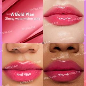 SHEGLAM Mirror Kiss High-Shine Lipstick (Bold Plan)
